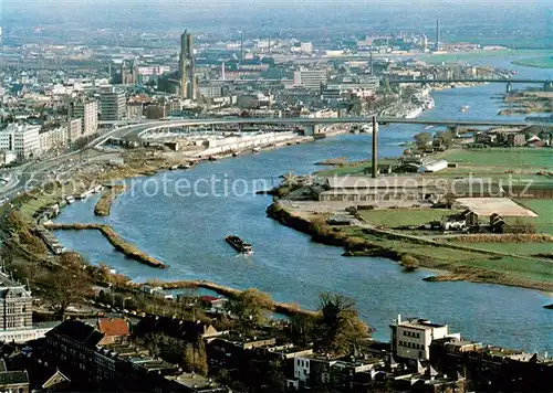 AK / Ansichtskarte Arnhem Joh. D. Frostbrug Roermondspleinbrug luchtopname Arnhem