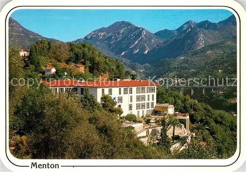 AK / Ansichtskarte Menton_Alpes_Maritimes Maison de repos et de convalescence des Agents E.D.F. Annonciata Menton_Alpes_Maritimes