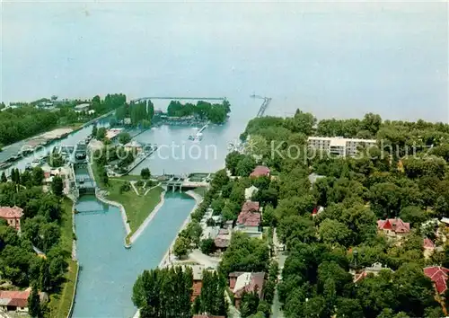 AK / Ansichtskarte Siofok Hafen Fliegeraufnahme Siofok