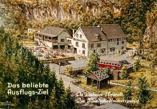 AK / Ansichtskarte Cochem_Mosel Gasthaus Pension Weissmuehle Cochem Mosel