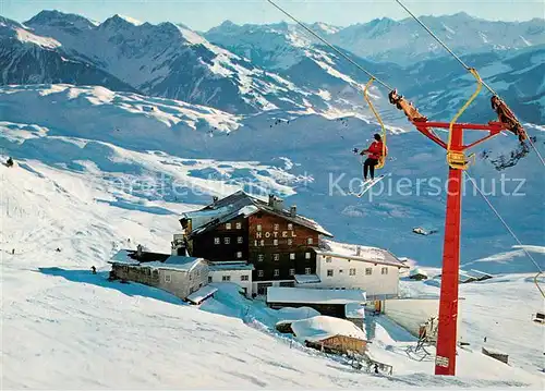 AK / Ansichtskarte Kitzbuehel_Tirol Alpenhaus und Trattalm Sessellift Kitzbuehel Tirol