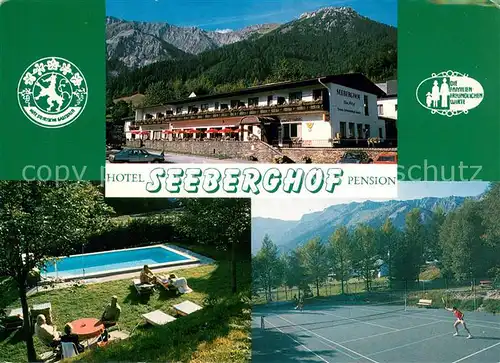AK / Ansichtskarte Seewiesen Hotel Seebergerhof Pension Pool Tennisplatz Seewiesen