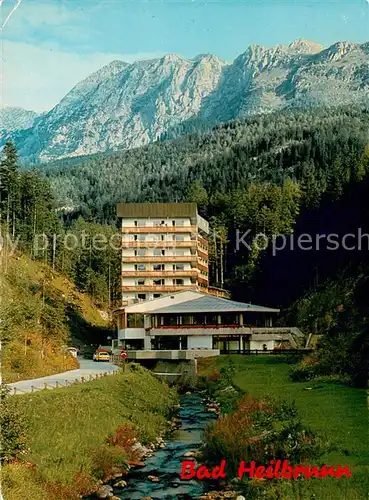 AK / Ansichtskarte Bad_Heilbrunn Thermal Roemerquelle mit Grimming Bad_Heilbrunn