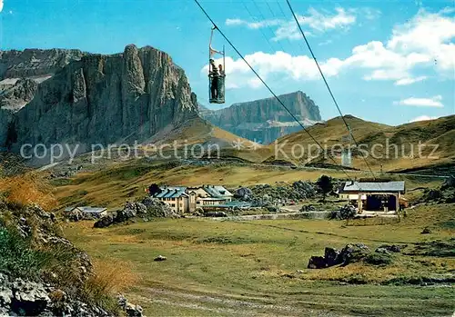AK / Ansichtskarte Sellapass mit Gondelbahn Sellapass