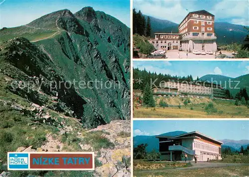 AK / Ansichtskarte Nizke_Tatry Derese Hotel Srdiecko Partizan Motel Tale Nizke Tatry