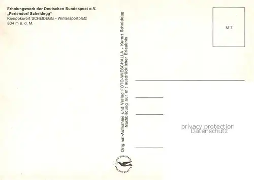 AK / Ansichtskarte Scheidegg_Allgaeu Feriendorf Scheidegg Gastraeume Panorama Scheidegg Allgaeu