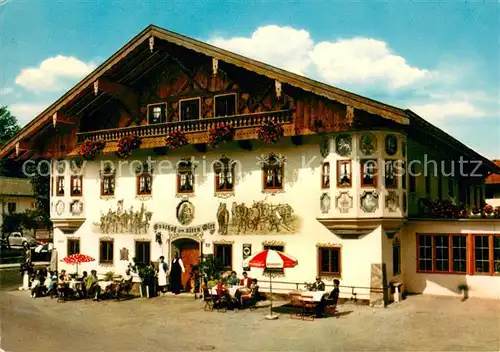 AK / Ansichtskarte Bernau_Chiemsee Gasthof zum alten Wirt Bernau Chiemsee