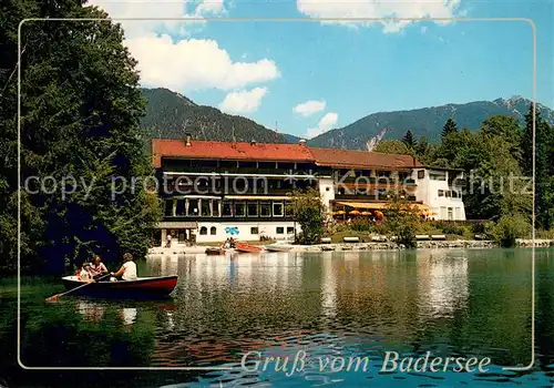 AK / Ansichtskarte Grainau Badersee Grainau