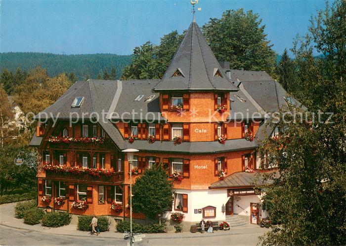 AK / Ansichtskarte Hinterzarten Hotel Restaurant Cafe Schwarzwaldhof ...