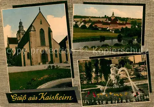 AK / Ansichtskarte Kaisheim Kirche Panorama Brunnen Kaisheim