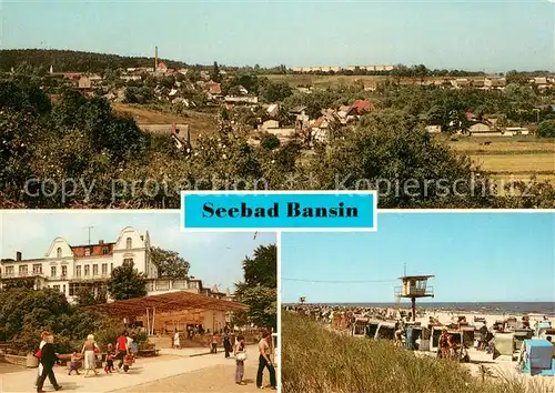 AK / Ansichtskarte Bansin_Ostseebad Bansin Dorf FDGB Erholungsheim Josef Orlopp Strand Bansin_Ostseebad