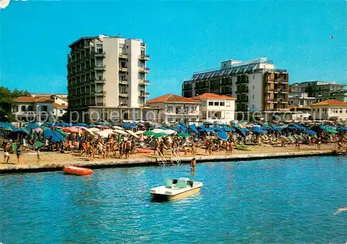 AK / Ansichtskarte Lido_di_Jesolo Hotel Capri e Tahiti Spiaggia Lido_di_Jesolo