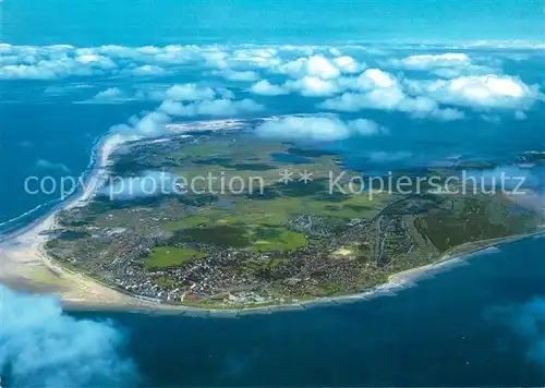 AK / Ansichtskarte Borkum_Nordseebad Nordseeinsel Fliegeraufnahme Borkum_Nordseebad