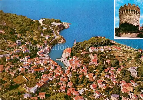 AK / Ansichtskarte Veli_Losinj_Kroatien Kuestenort Fliegeraufnahme Veli_Losinj_Kroatien