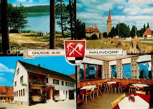 AK / Ansichtskarte Haundorf_Brombachsee Panorama Gasthaus Georgental Fremdenzimmer Haundorf Brombachsee