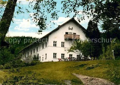 AK / Ansichtskarte Hohenwarth_Koetzting Waldgasthof Hudlach Hohenwarth Koetzting