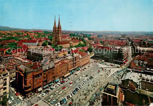 AK / Ansichtskarte Zagreb Fliegeraufnahme Zagreb