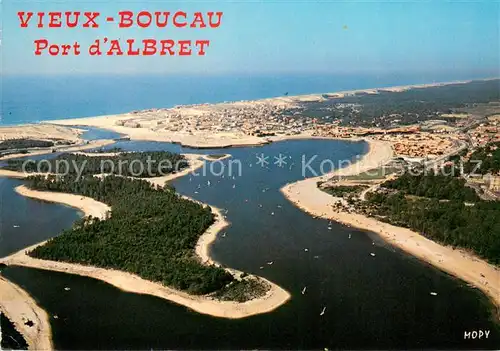 AK / Ansichtskarte Vieux Boucau les Bains Port dAlbret Vue aerienne Vieux Boucau les Bains