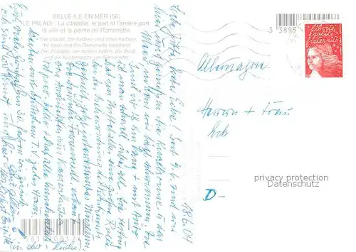 AK / Ansichtskarte Belle Ile en Mer Le Palais Vue aerienne Belle Ile en Mer