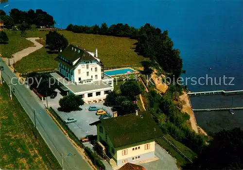 AK / Ansichtskarte Douvaine Hotel Restaurant des Cretes Vue aerienne Douvaine