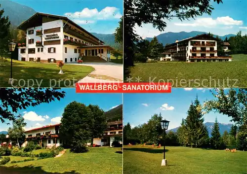 AK / Ansichtskarte Rottach Egern Wallberg Sanatorium Details Rottach Egern