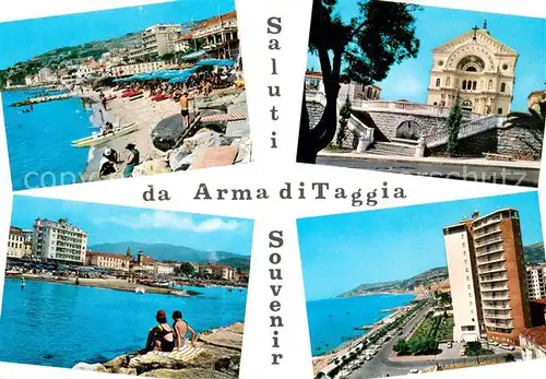 AK / Ansichtskarte Arma_di_Taggia Strandpartien Arma_di_Taggia