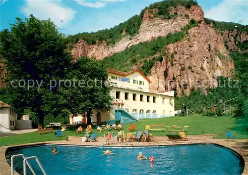 AK / Ansichtskarte Leifers_Laives_Suedtirol Pension Zur Pfleg Pool Leifers_Laives_Suedtirol