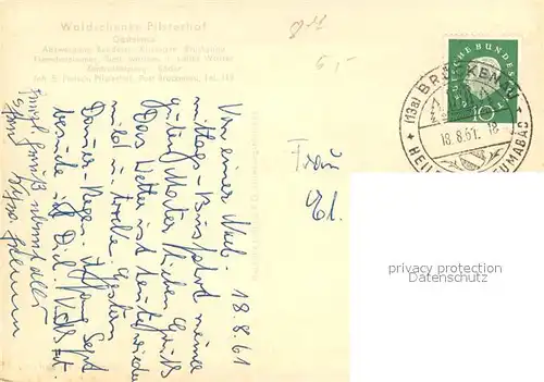 AK / Ansichtskarte Bad_Brueckenau Waldschenke Pilsterhof Gaestehaus Fliegeraufnahme Bad_Brueckenau