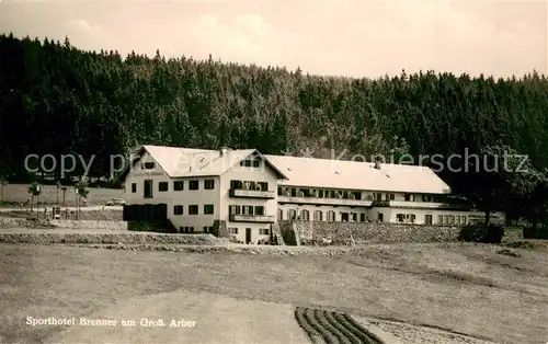 AK / Ansichtskarte Grosser_Arber Sporthotel Brennes Grosser Arber