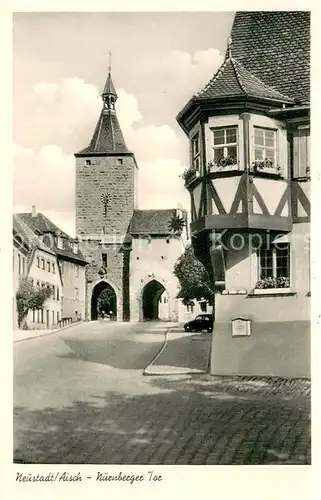 AK / Ansichtskarte Neustadt_Aisch Nuernberger Tor Neustadt_Aisch