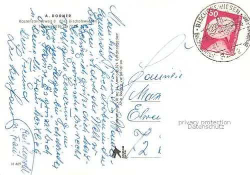 AK / Ansichtskarte Bischofswiesen Haus Dorner Bischofswiesen