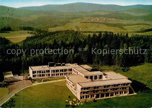 AK / Ansichtskarte Regen Muetterkurheim Weissenstein Fliegeraufnahme Regen