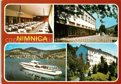 AK / Ansichtskarte Nimnica Restaurant Speisesaal Komensky Spa Hotel Fahrgastschiff 