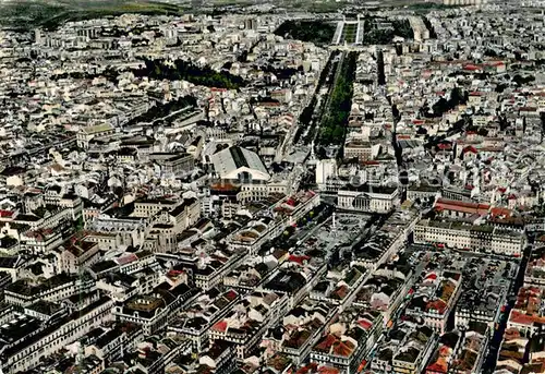 AK / Ansichtskarte Lisboa Rossio et Avenida da Liberdade vista aerea Lisboa