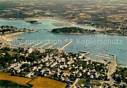 AK / Ansichtskarte La_Trinite sur Mer Vue aerienne sur le port La_Trinite sur Mer