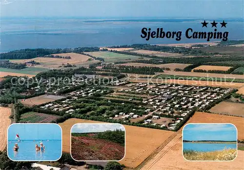 AK / Ansichtskarte Esbjerg Sjelborg Camping Fliegeraufnahme Esbjerg