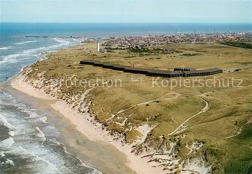 AK / Ansichtskarte Hirtshals Danland i Hirtshals Feriehotel Fyrklit Fliegeraufnahme Hirtshals