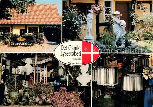 AK / Ansichtskarte Allinge Sandvig Det Gamle Lysestoberi Vognporten Allinge Sandvig