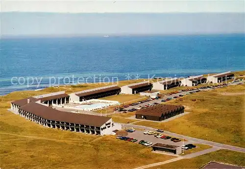 AK / Ansichtskarte Hirtshals Ferienhotel Fyrklit Fliegeraufnahme Hirtshals