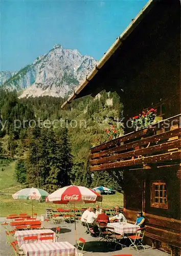 AK / Ansichtskarte Bleckenau Berggaststaette Schweizer Haus mit Saeuling Bleckenau