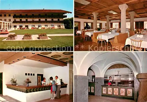 AK / Ansichtskarte Brannenburg Erholungsheim der DPG Brannenburg Gastraeume Rezeption Theke Brannenburg