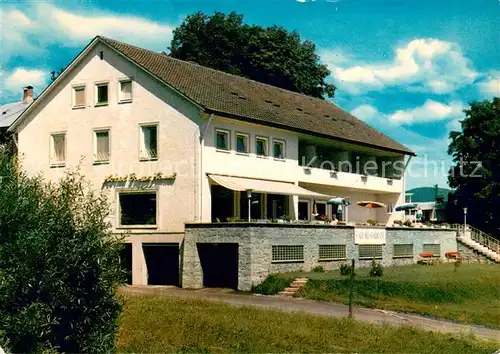 AK / Ansichtskarte Bayerisch_Eisenstein Hotel Cafe Bayerisch Haeusl Bayerisch_Eisenstein