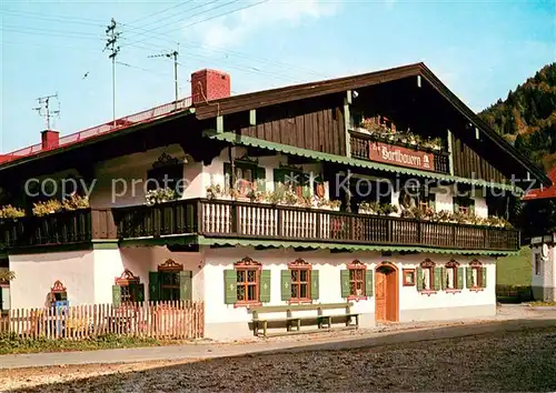AK / Ansichtskarte Fischhausen_Schliersee Landgasthof Zum Bartlbauer Fischhausen Schliersee