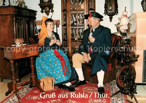 AK / Ansichtskarte Ruhla Alte Ruhlaer Tracht Ruhla