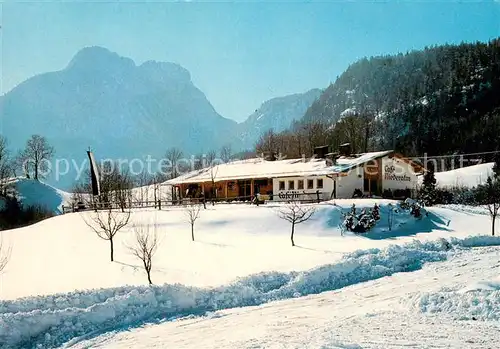 AK / Ansichtskarte Nonn_Oberbayern Cafe Gasthaus Niederalm Nonn Oberbayern