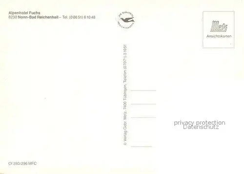 AK / Ansichtskarte Nonn_Oberbayern Alpenhotel Fuchs Nonn Oberbayern