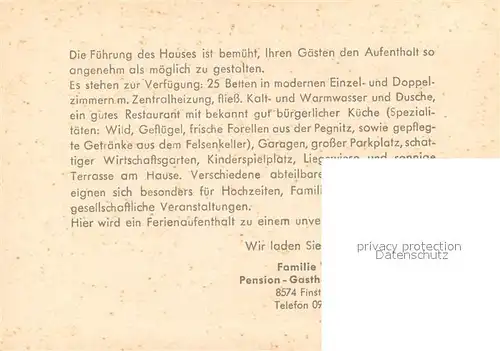 AK / Ansichtskarte Finstermuehle_Pegnitz Gasthof zur Linde Gaststube Spielplatz Turm Finstermuehle_Pegnitz