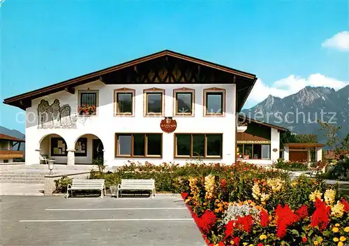 AK / Ansichtskarte Flintsbach_Inn Rathaus Haus des Gastes Flintsbach Inn