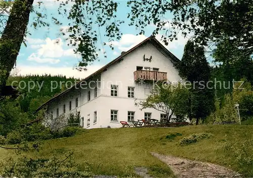 AK / Ansichtskarte Hohenwarth_Koetzting Waldgasthof Hudlach Hohenwarth Koetzting