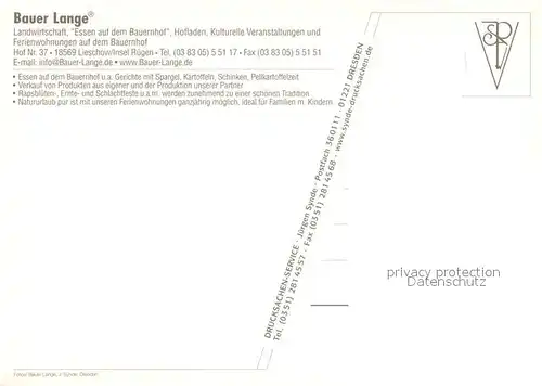 AK / Ansichtskarte Lieschow Bauer Lange Landwirtschaft Essen auf dem Bauernhof Hofladen Lieschow